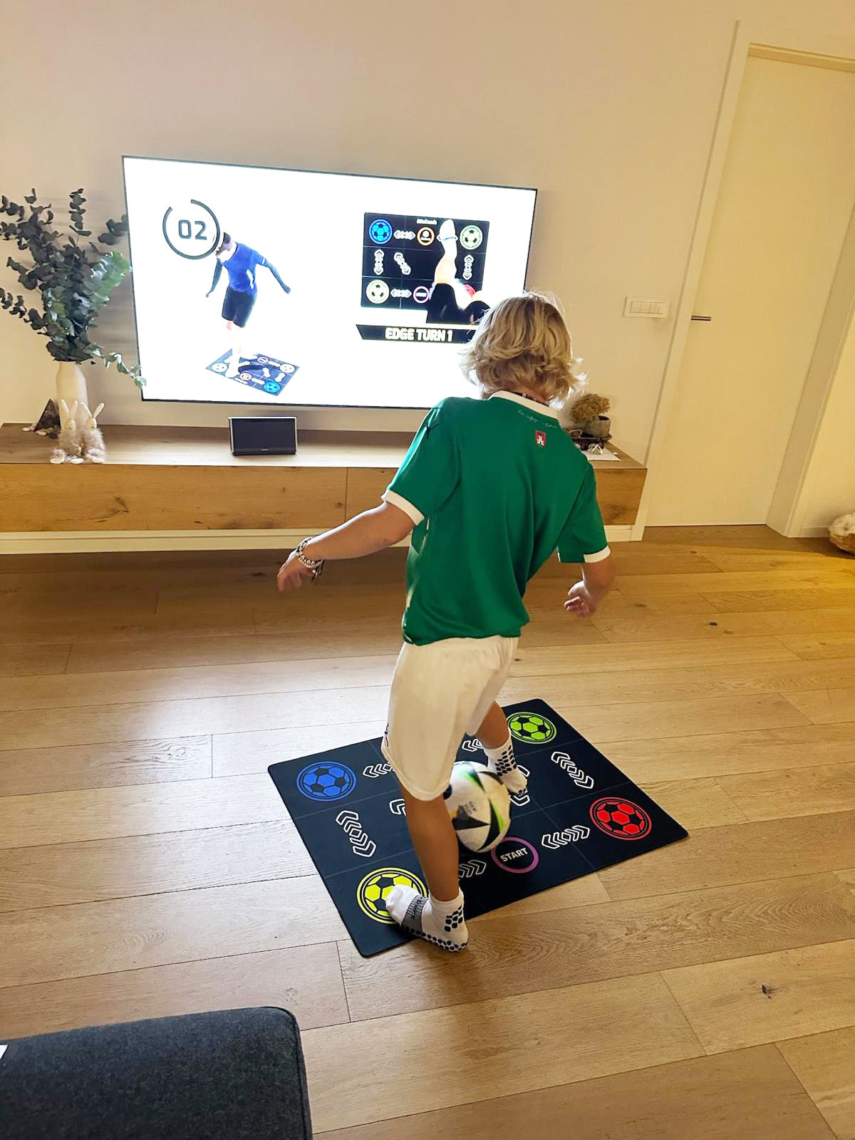 Football training mat speed and footwork practice product view 5