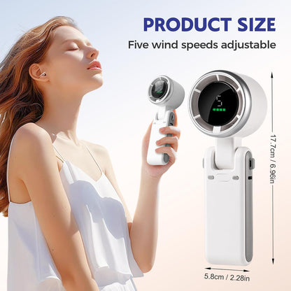 Portable turbo fan USB rechargeable product view 6