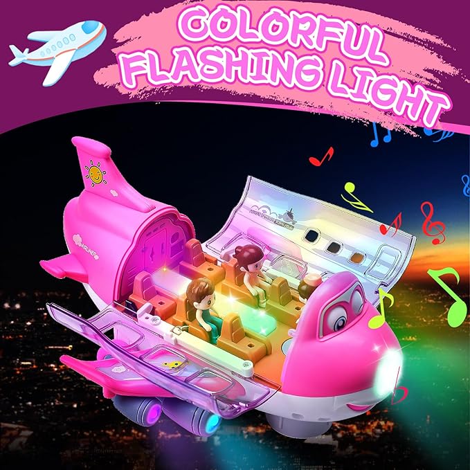Rotating electric airplane toy product view 7