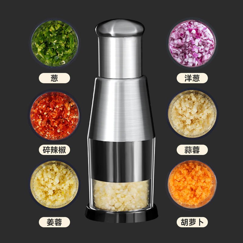Garlic chopper manual vegetable cutter product view 7