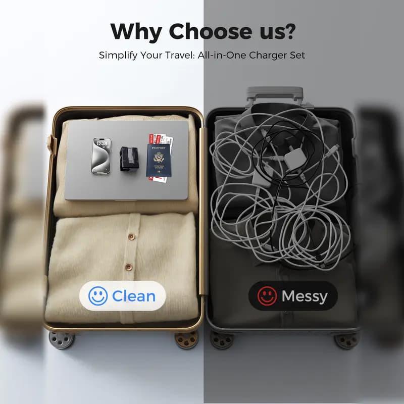 GaN fast charger portable wall adapter product view 7