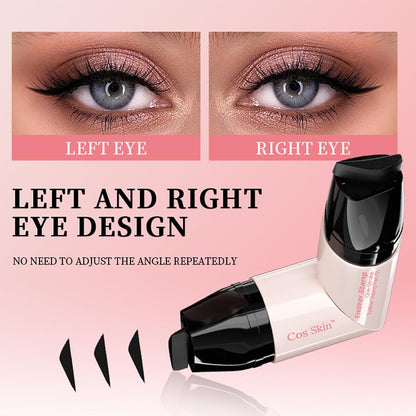 Winged eyeliner stamp set black and brown product view 7