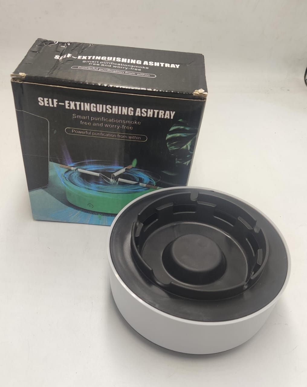 Ashtray air purifier electronic smoke filter product view 7