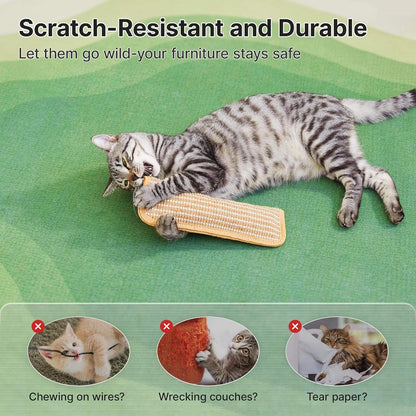 Cat scratch mat refillable catnip chew mat product view 7