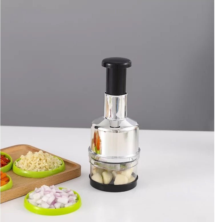 Manual vegetable chopper stainless steel garlic cutter product view 8