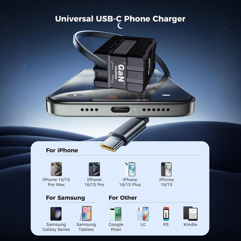 GaN fast charger portable wall adapter product view 8