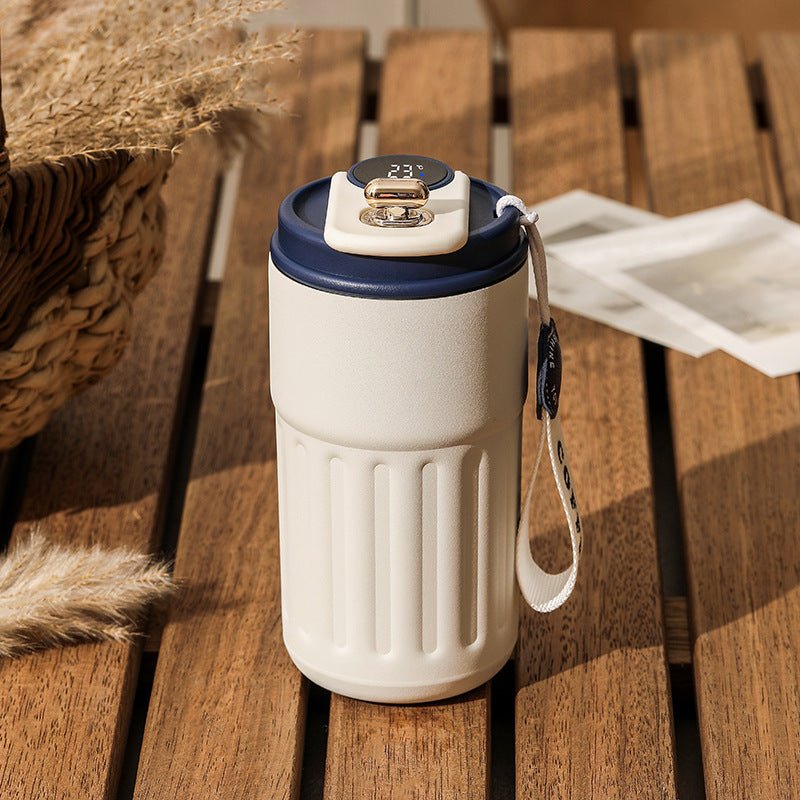 Smart thermos bottle 450ml digital temperature product view 8