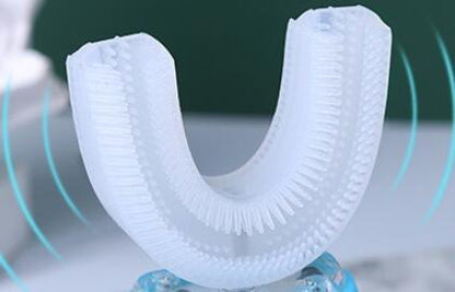 U-shaped electric toothbrush USB rechargeable product view 8