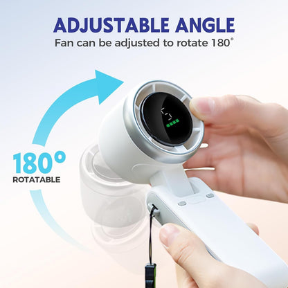 Portable turbo fan USB rechargeable product view 9