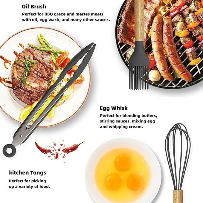 12-Piece Cooking Utensils Set