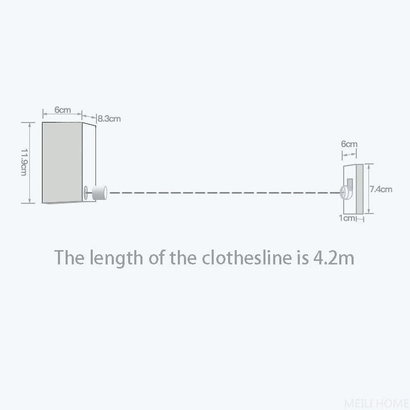 Retractable Clothesline Drying Rope