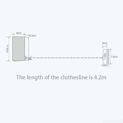 Retractable Clothesline Drying Rope