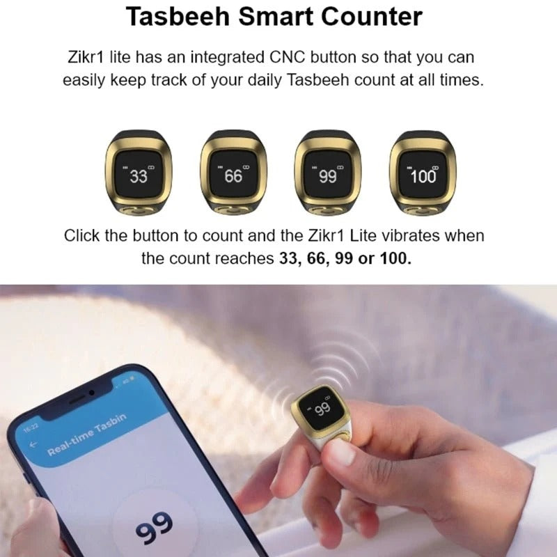 Digital Zikr Ring – Tasbeeh Counter