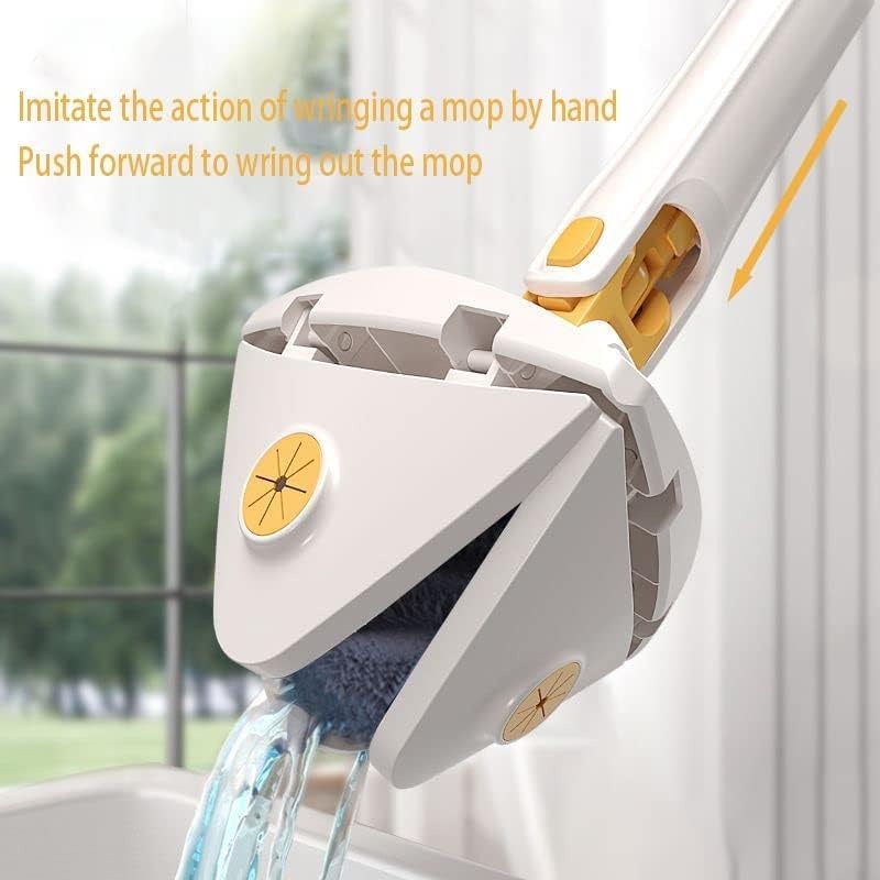 360° Rotating Spin Mop with Adjustable Handle