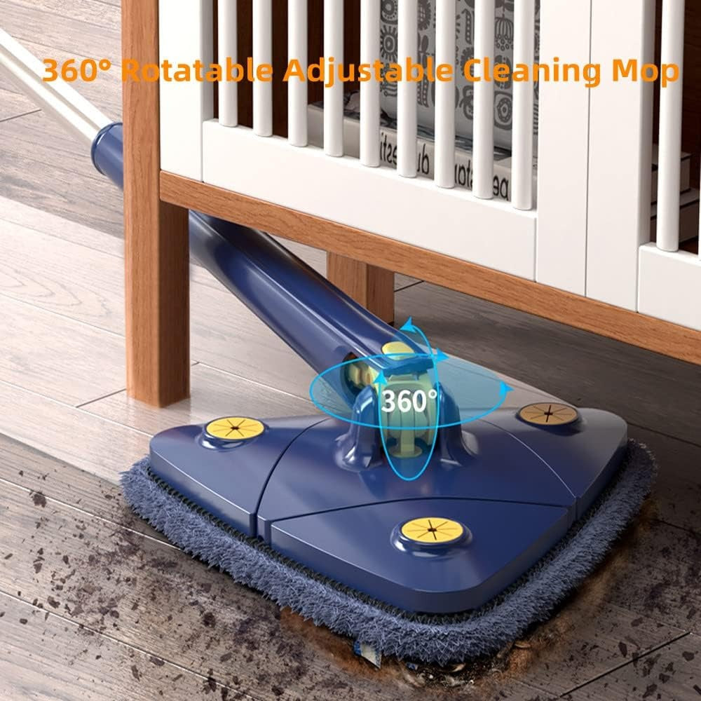 360° Rotating Spin Mop with Adjustable Handle