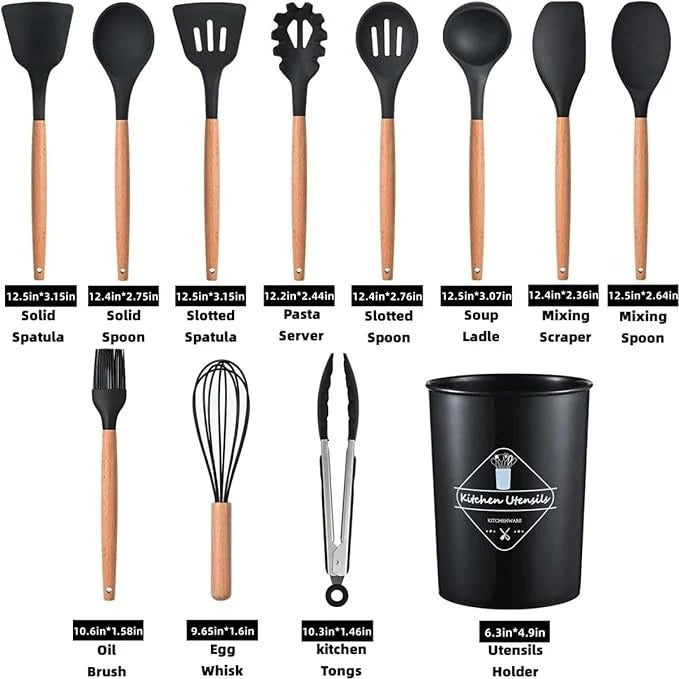 12-Piece Cooking Utensils Set