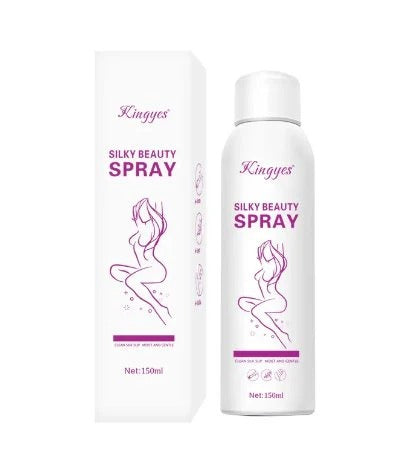 Hair removal spray product bottle