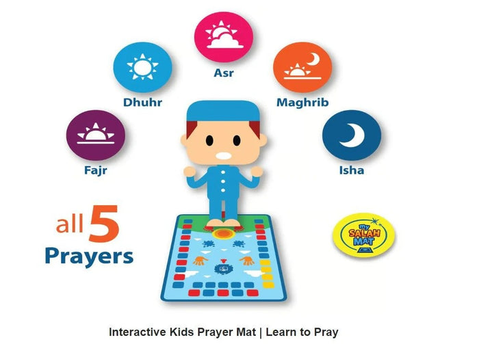 Kids educational prayer mat product view 3