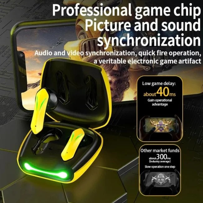 Wireless gaming earbuds Bluetooth earphones product view 2