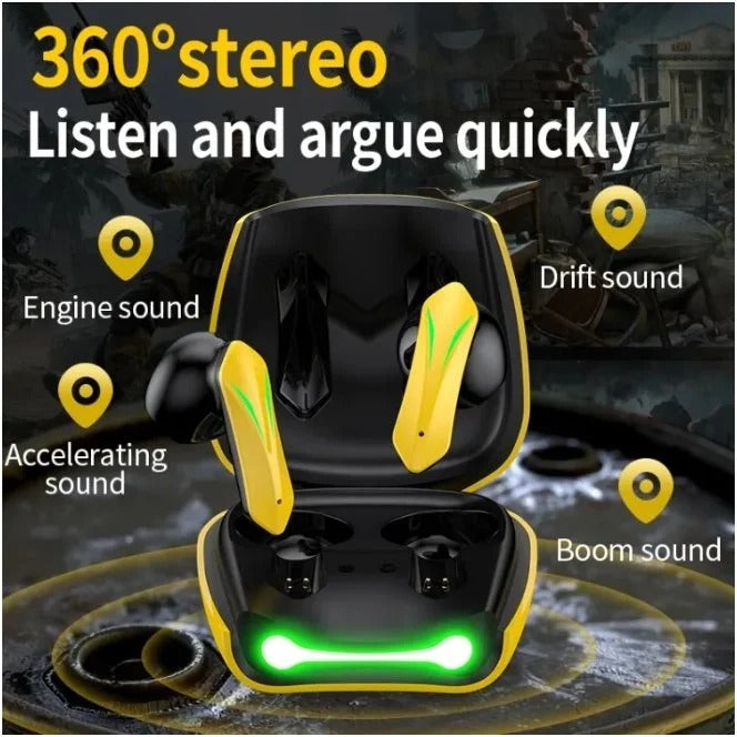 Wireless gaming earbuds Bluetooth earphones product view 4